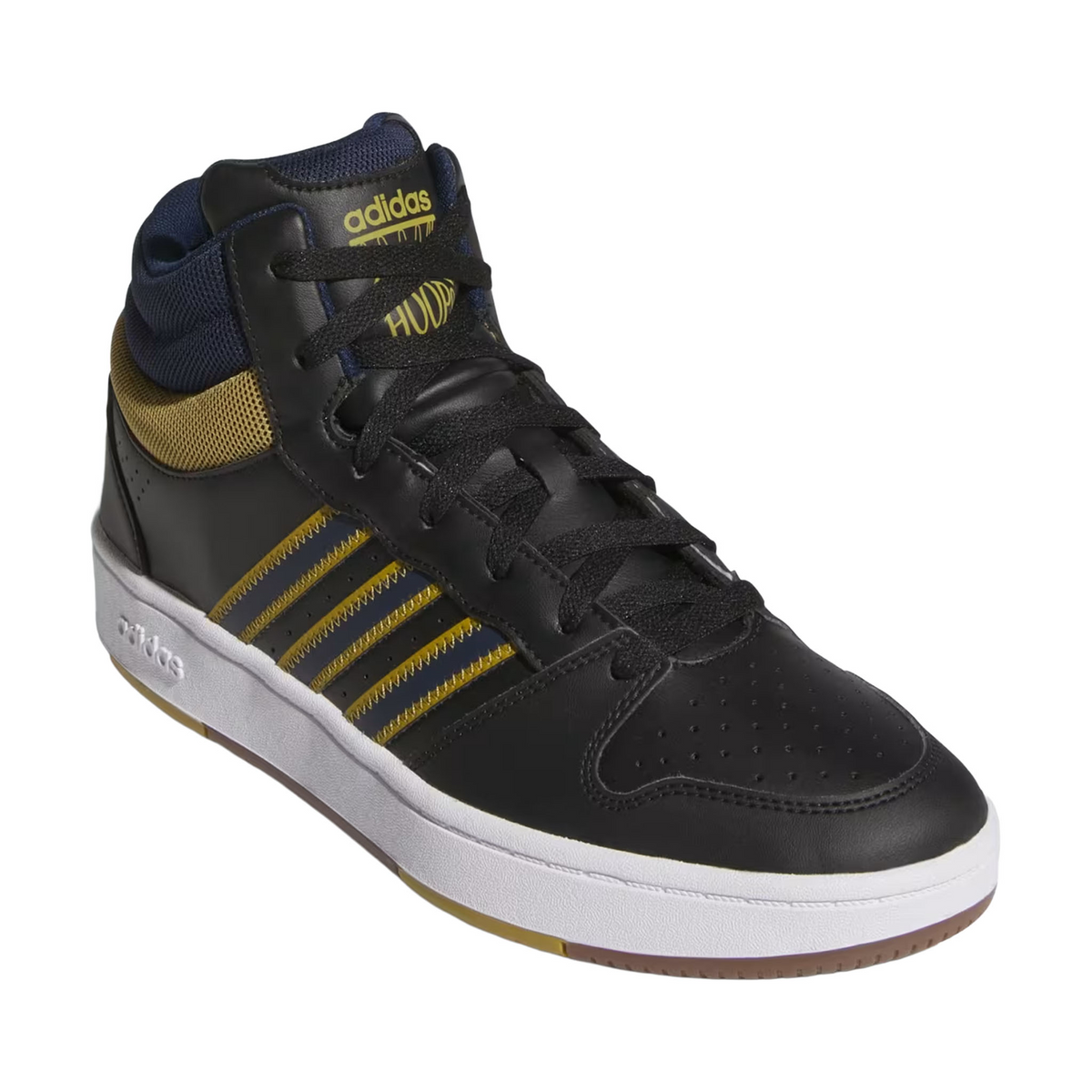 Tenis Adidas Hoops Mid Classic Hombre Negro Casual Botín Caballero, foto 10 de 10