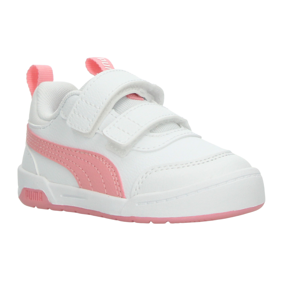 Tenis Puma Multiflex 2 Niña Blanco Casual Escolar Infantil T11-16, foto 2 de 10