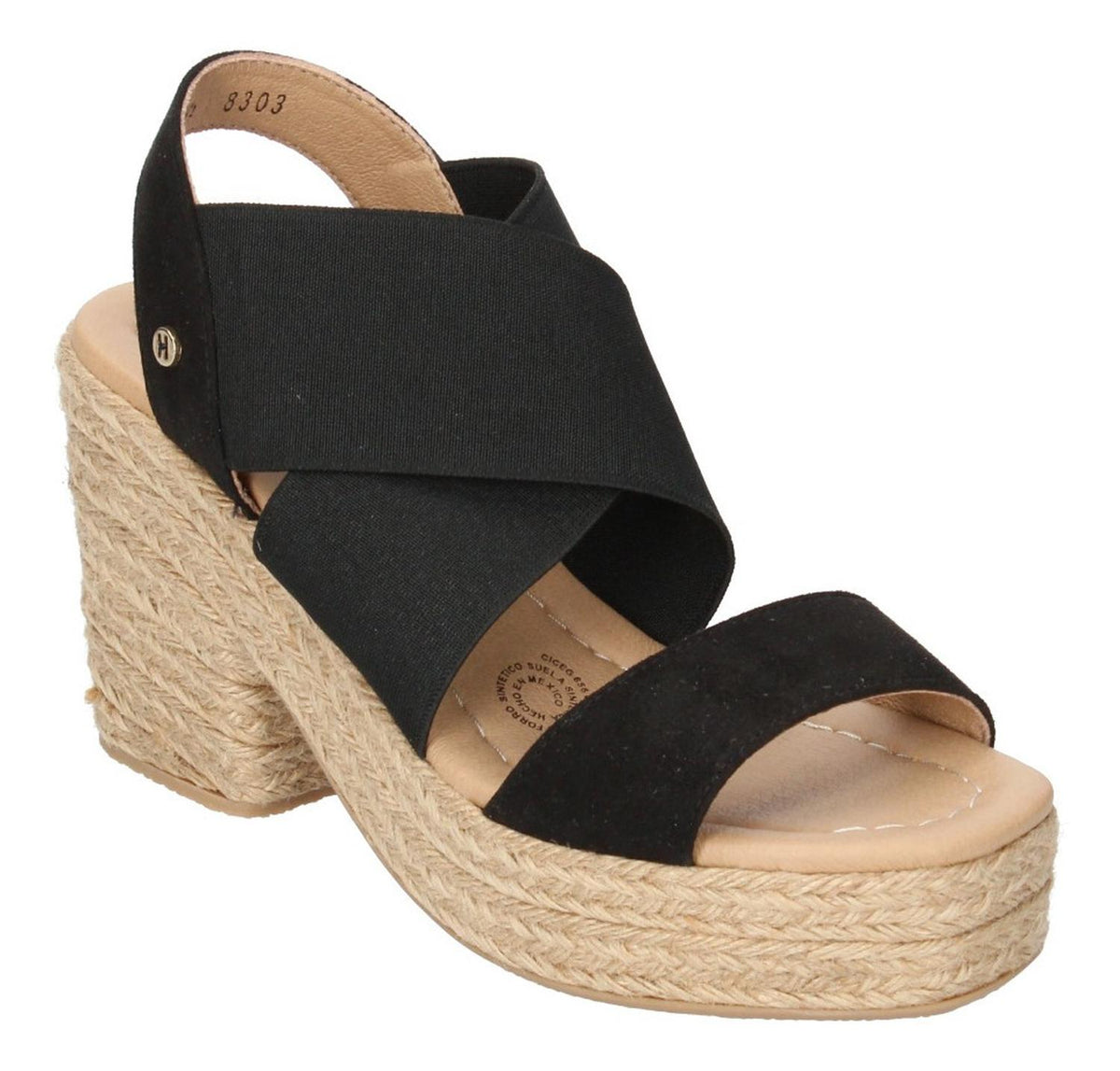 Sandalias Hispana Para Mujer 8303 Negro [his117], foto 3 de 6
