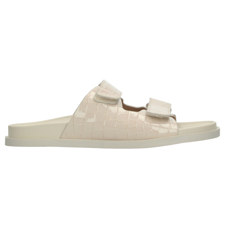Sandalias Salamandra Dama Crema Casual Para Mujer