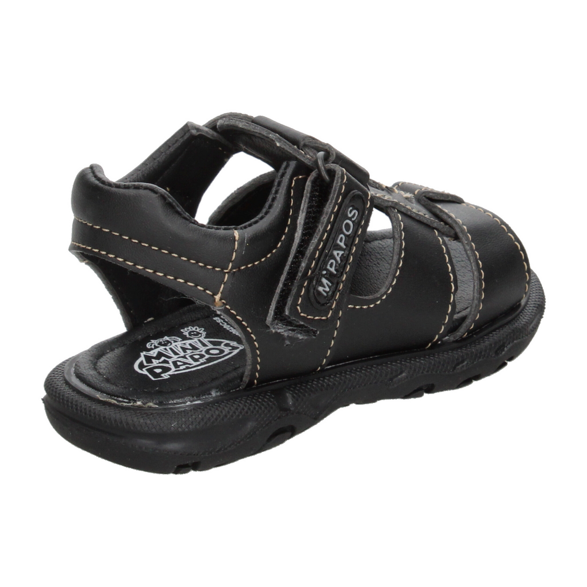 Sandalias Minipapos Negro para Niño T18-22 [MNP334], foto 3 de 10
