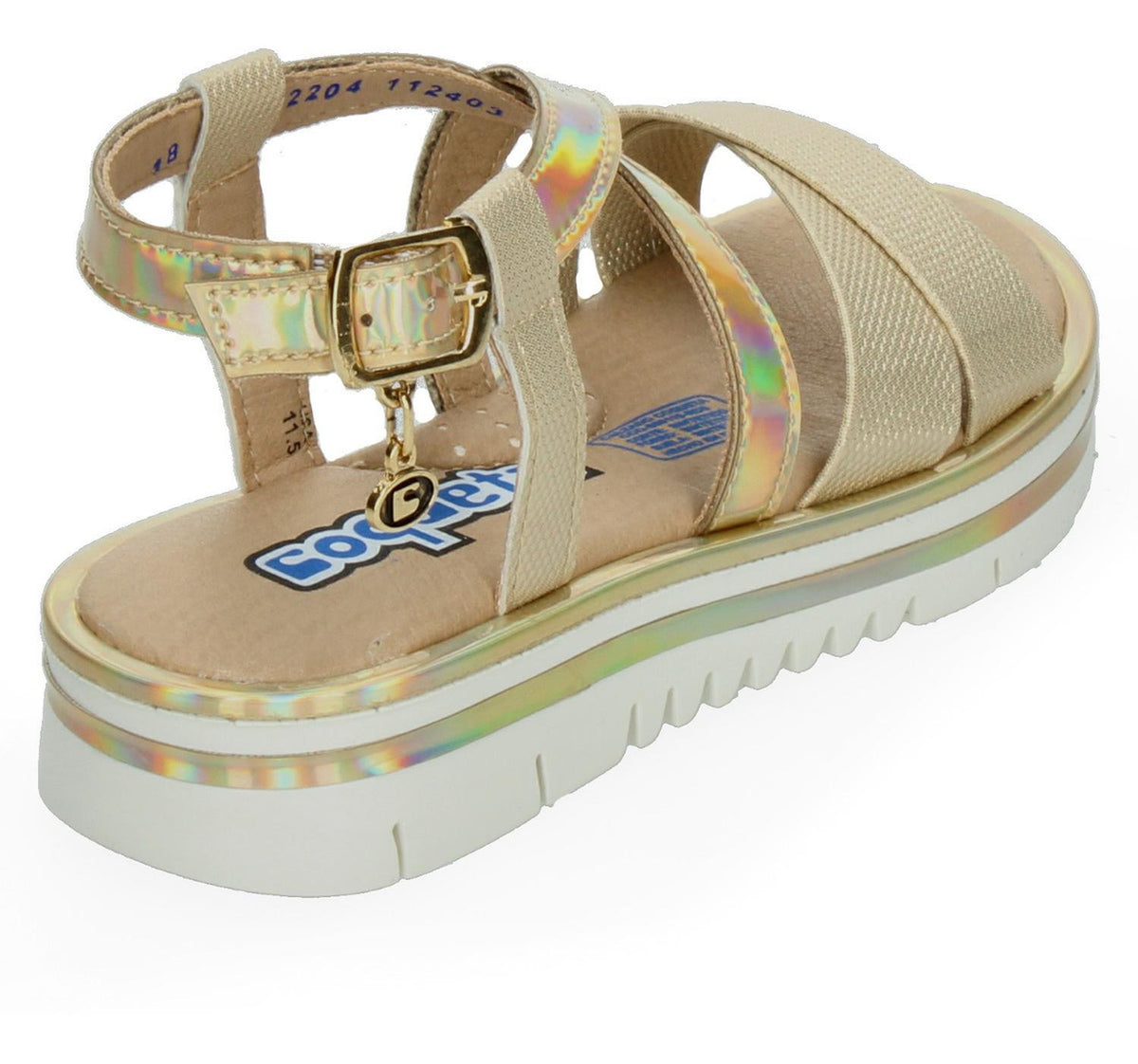 Sandalias Coqueta Para Niña 112403-s Dorado [cta921], foto 4 de 10