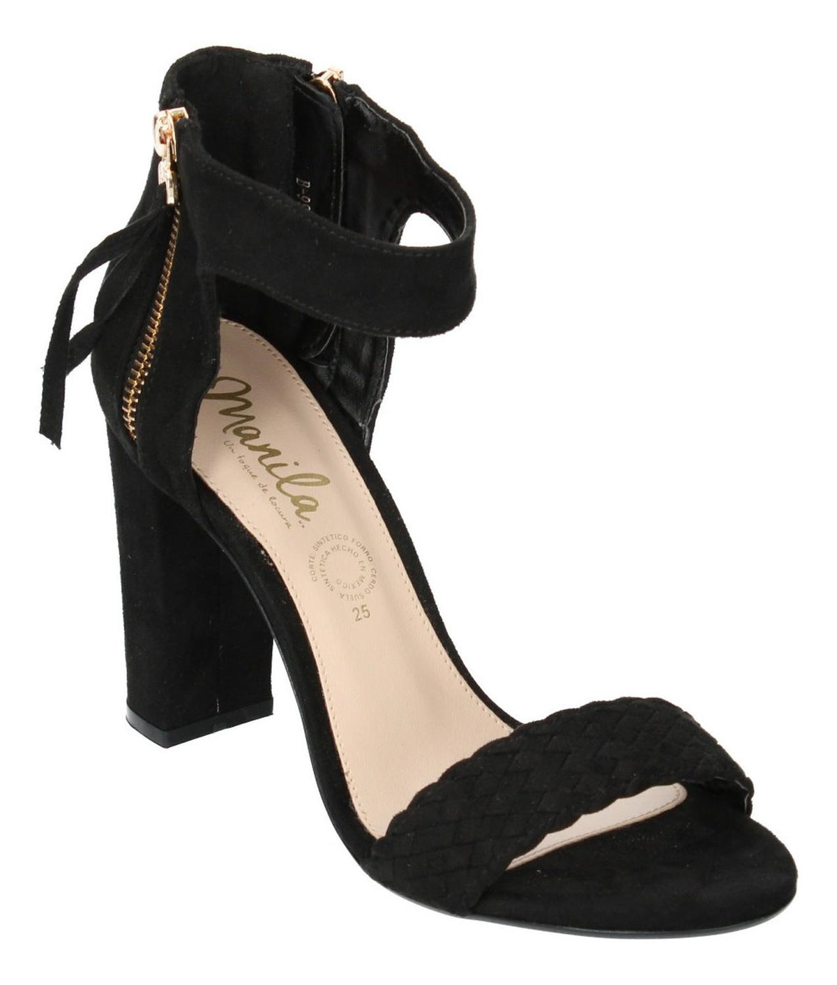 Sandalias Manila Para Mujer B997 Negro [mla298], foto 3 de 6