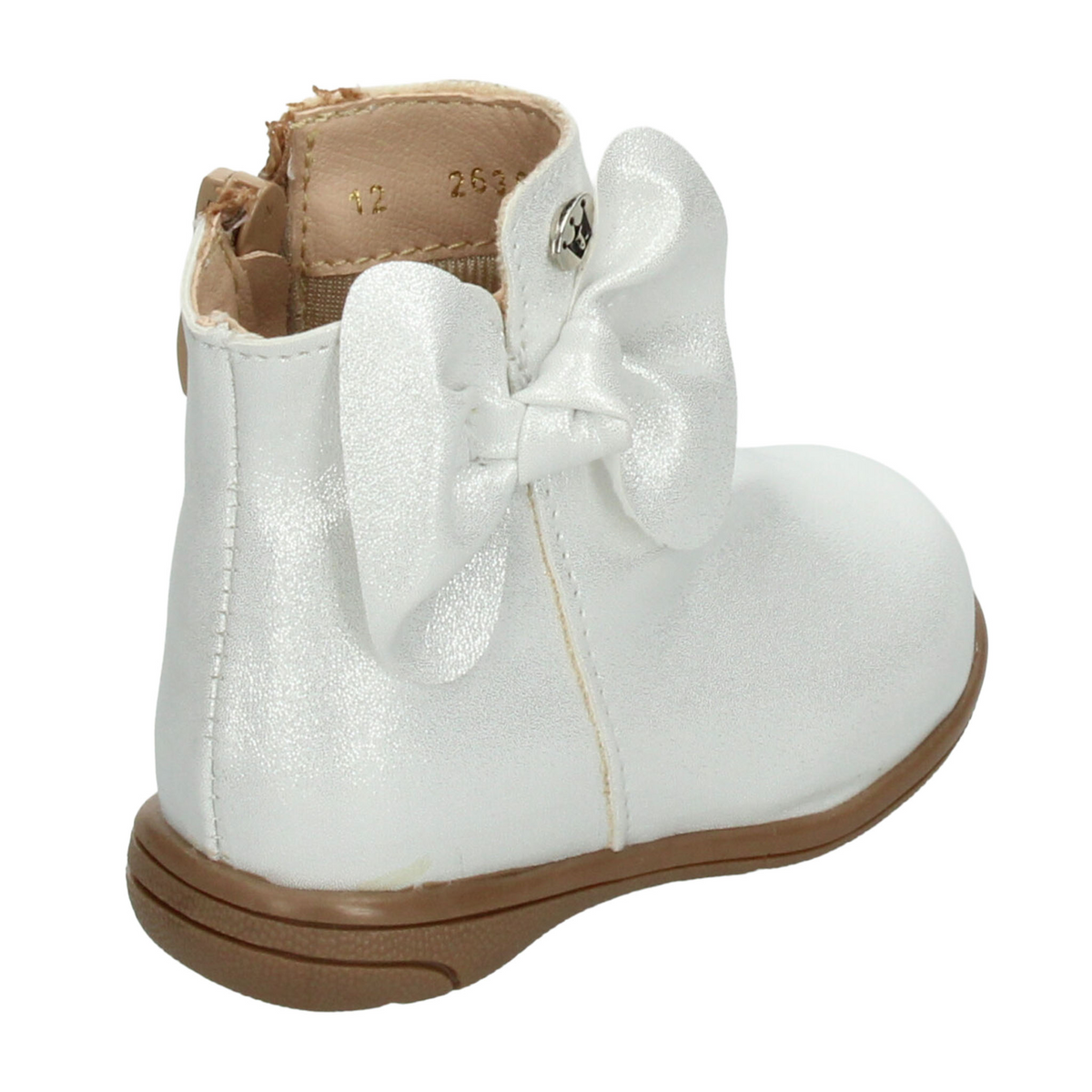 Bota Jakuna Niña Plateado Casual Cierre Moño Infantil T15-18, foto 3 de 10