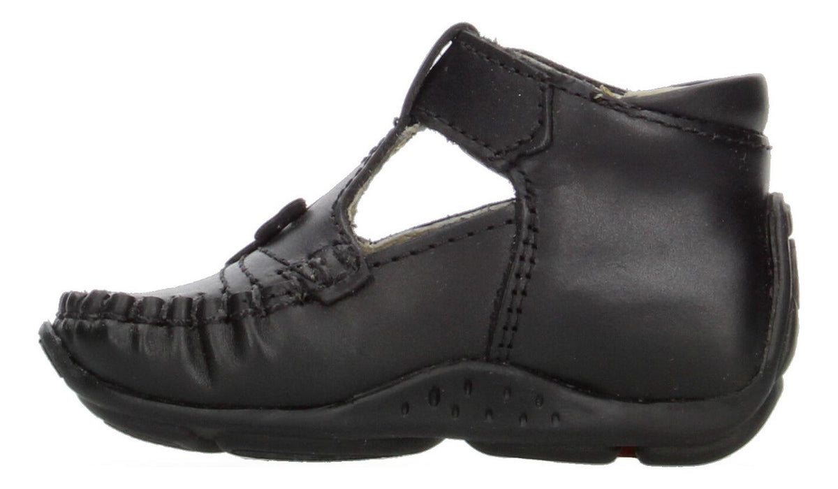 Zapato Pingo Bebé Niña Negro Gateador Hebilla Primeros Pasos T11-14, foto 6 de 10