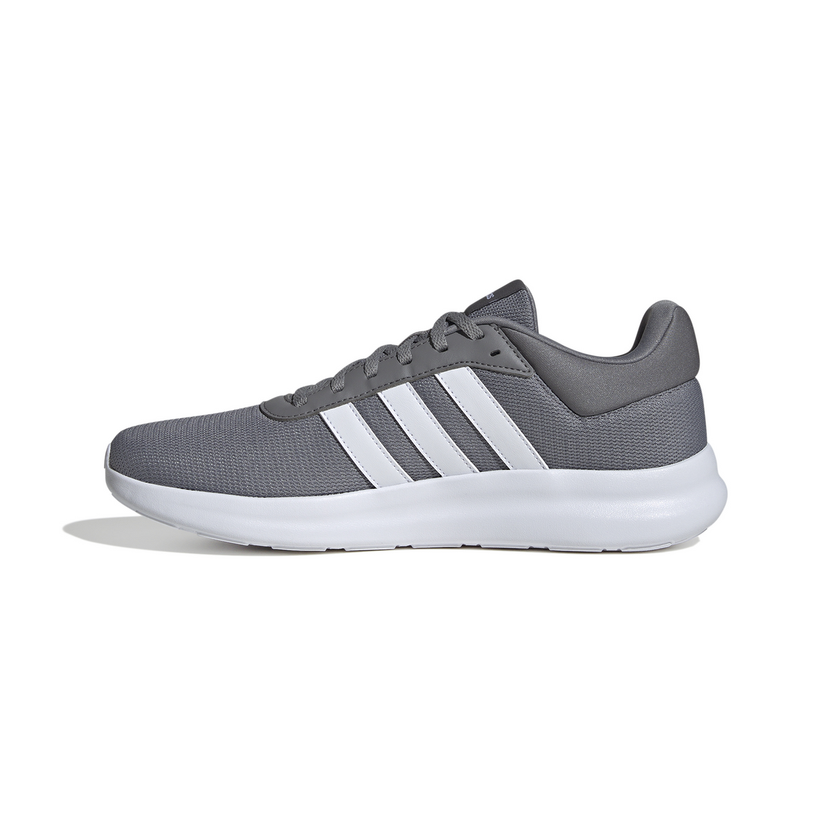 Tenis Adidas Lite Racer 4.0 Hombre Gris Deportivo Caballero, foto 4 de 10