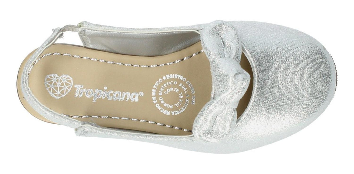 Balerina Flat Tropicana Para Niña 46301 Plata [tro1017], foto 5 de 6