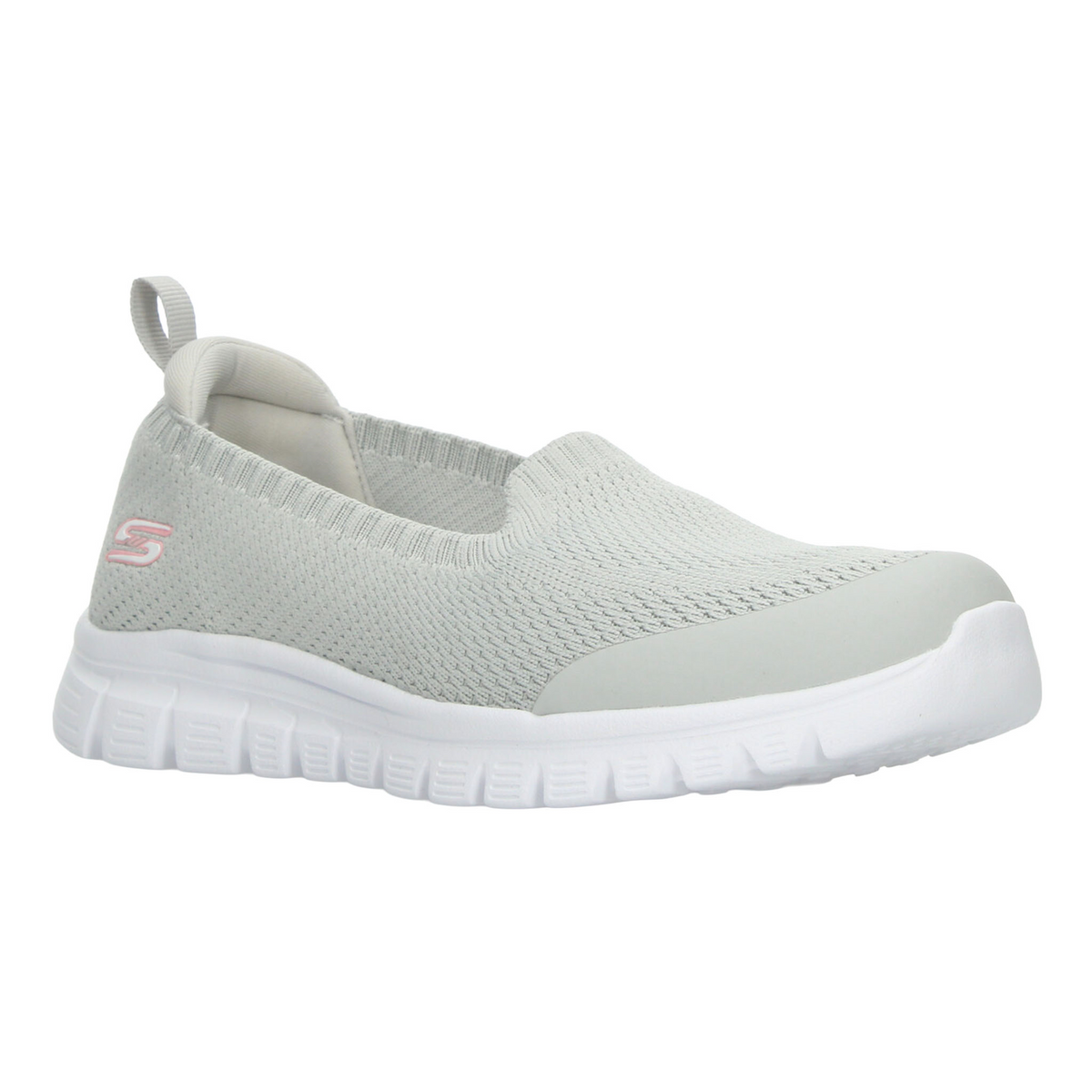 Tenis Skechers Graceful Dama Gris Deportivo Slip On Mujer, foto 2 de 10