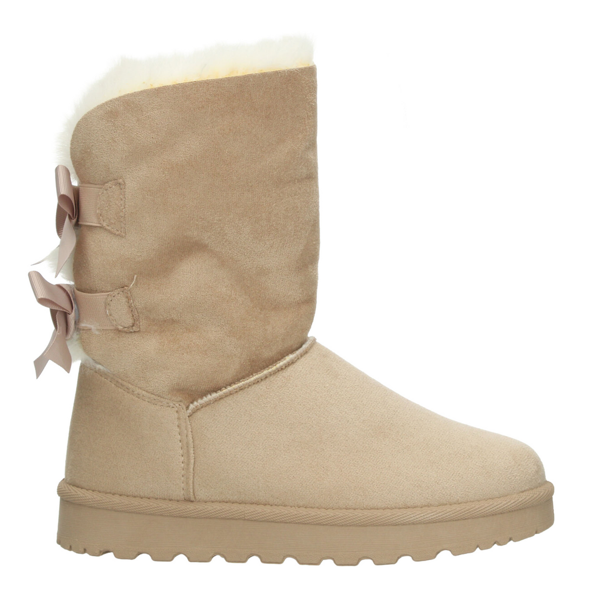 Bota Berlin Dama Beige Casual Peluche Cómodo Mujer, foto 1 de 10