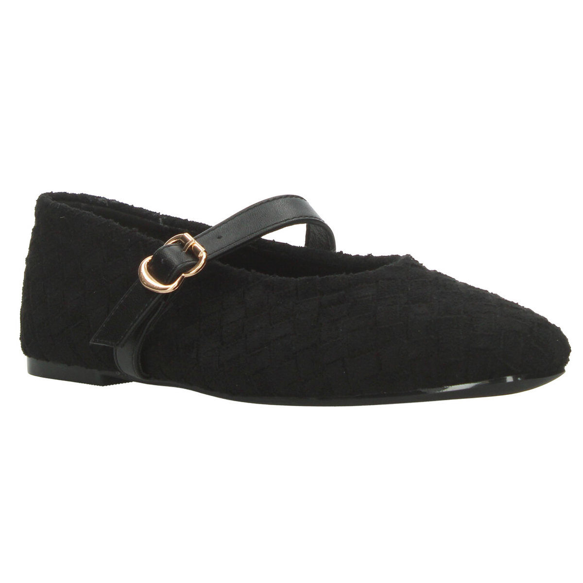 Flats Berlin Dama Negro Casual Mary Jane Hebilla Mujer, foto 2 de 10
