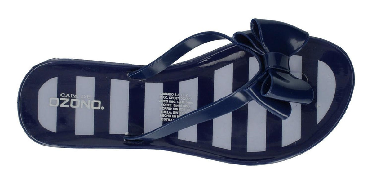 Sandalias Ozono Para Mujer 593801-2 Azul Marino [ozo2685], foto 5 de 6