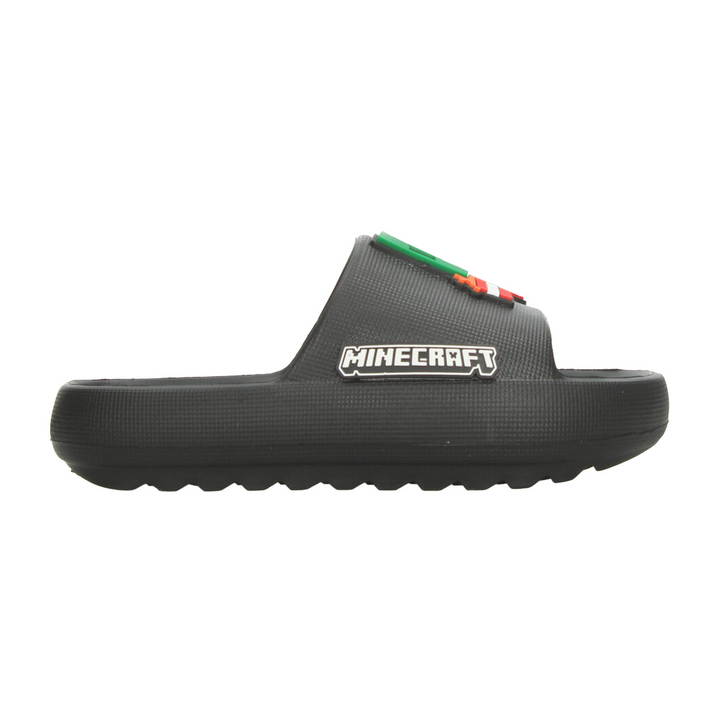 Sandalias Minecraft Niño Negro Playa Casual Juvenil T22-25