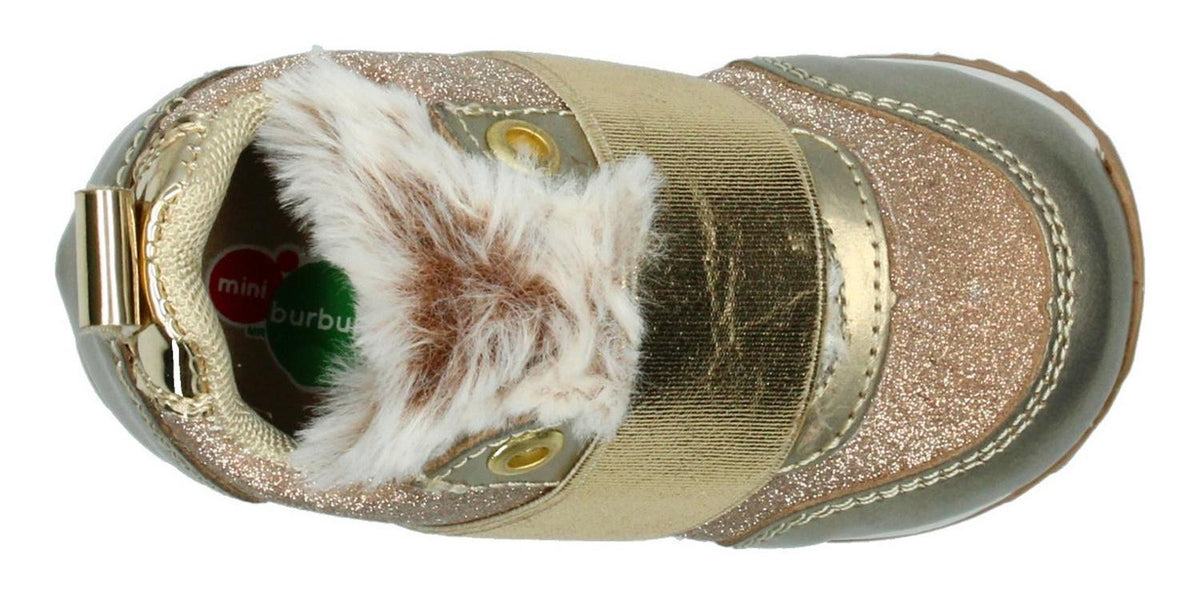 Tenis Mini Burbujas Para Niña 28-884-m27 Dorado [mnb168], foto 5 de 6
