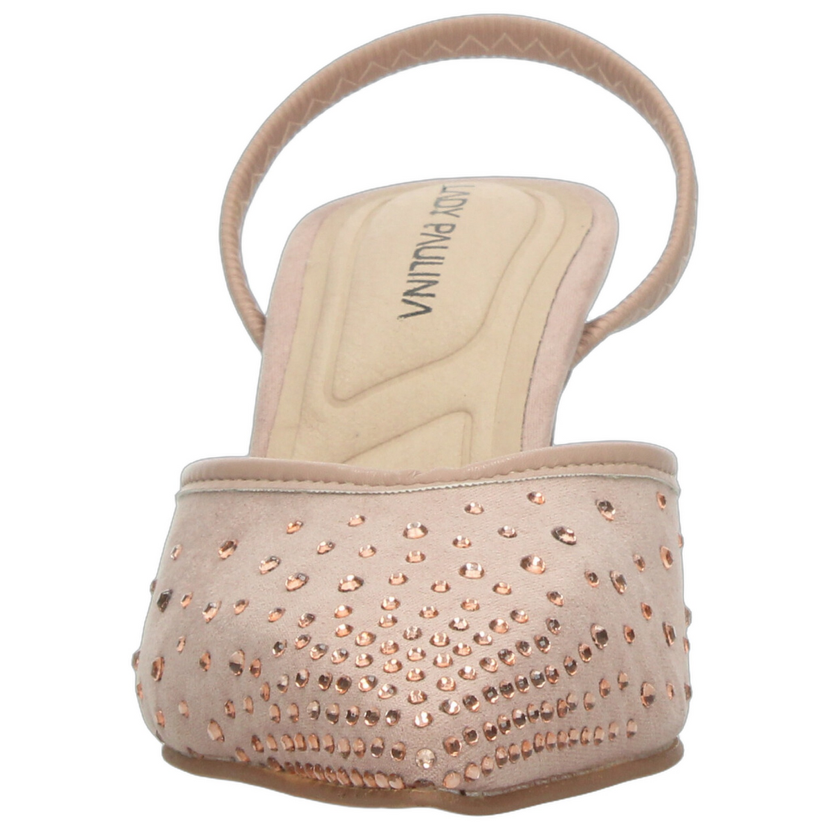 Zapatillas Paulina Dama Nude Casual Tacón Slingback Mujer, foto 6 de 10