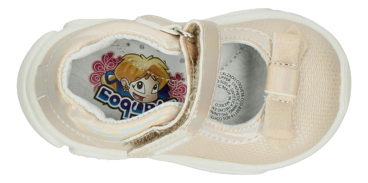 Zapato Casual Coqueta Dorado Para Niña [cta980], foto 7 de 7