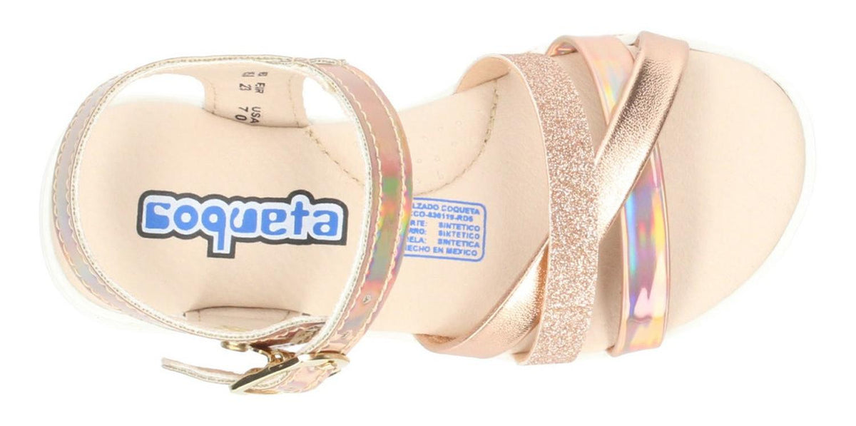 Sandalias Coqueta Para Niña 101604-v Dorado [cta931], foto 9 de 10