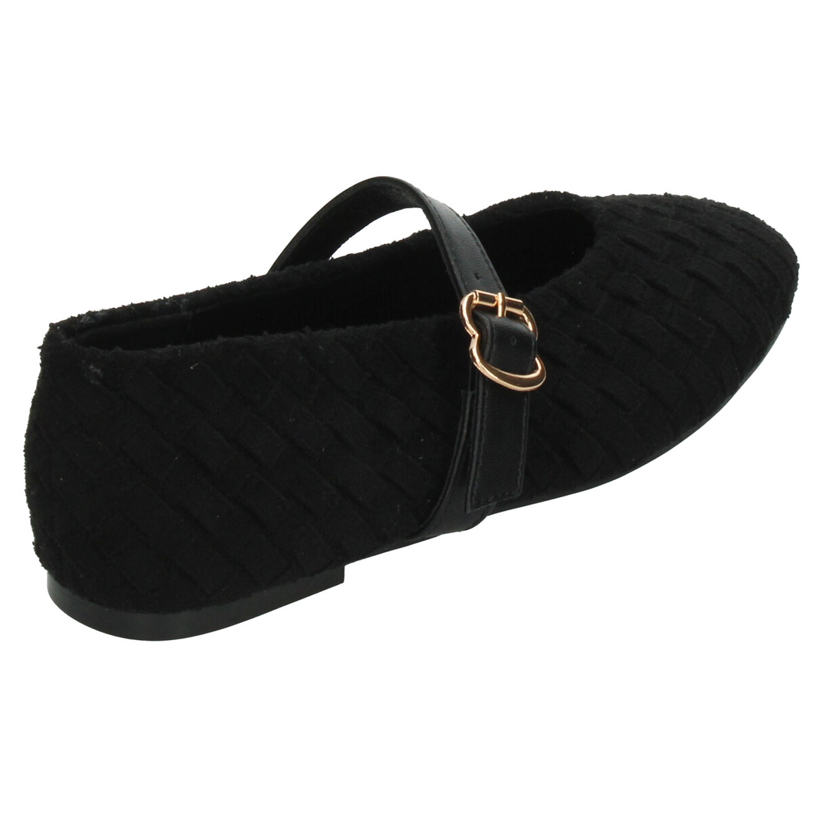 Flats Berlin Dama Negro Casual Mary Jane Hebilla Mujer, foto 3 de 10
