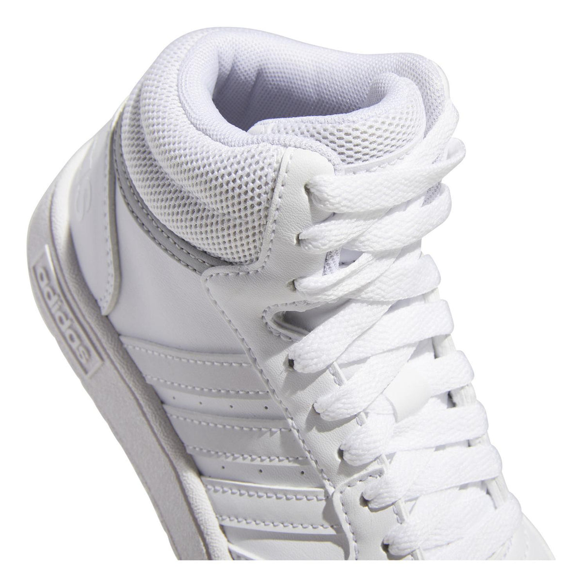 Tenis adidas Hoops 3.0 Tipo Bota Blanco Para Niño, foto 5 de 8