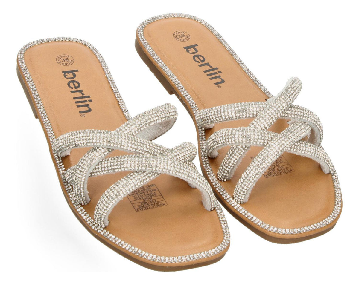 Sandalias Berlin Plateado Para Mujer [bli106], foto 3 de 10