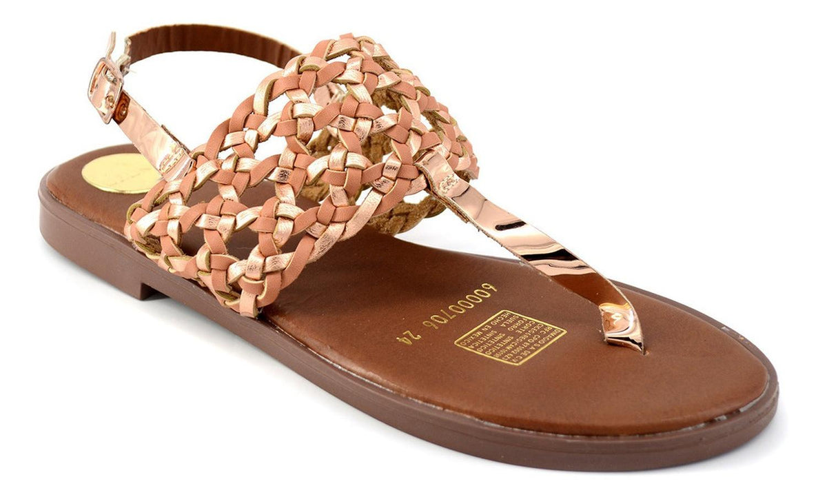 Sandalias Ozono Para Mujer 60000706-2 Dorado [ozo2568], foto 3 de 6