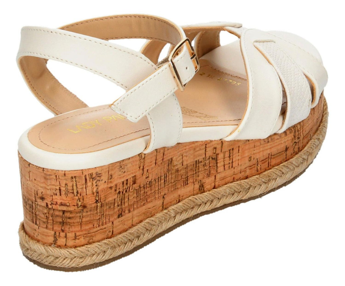 Sandalias Paulina Para Mujer 21705 Blanco [pau790], foto 5 de 10