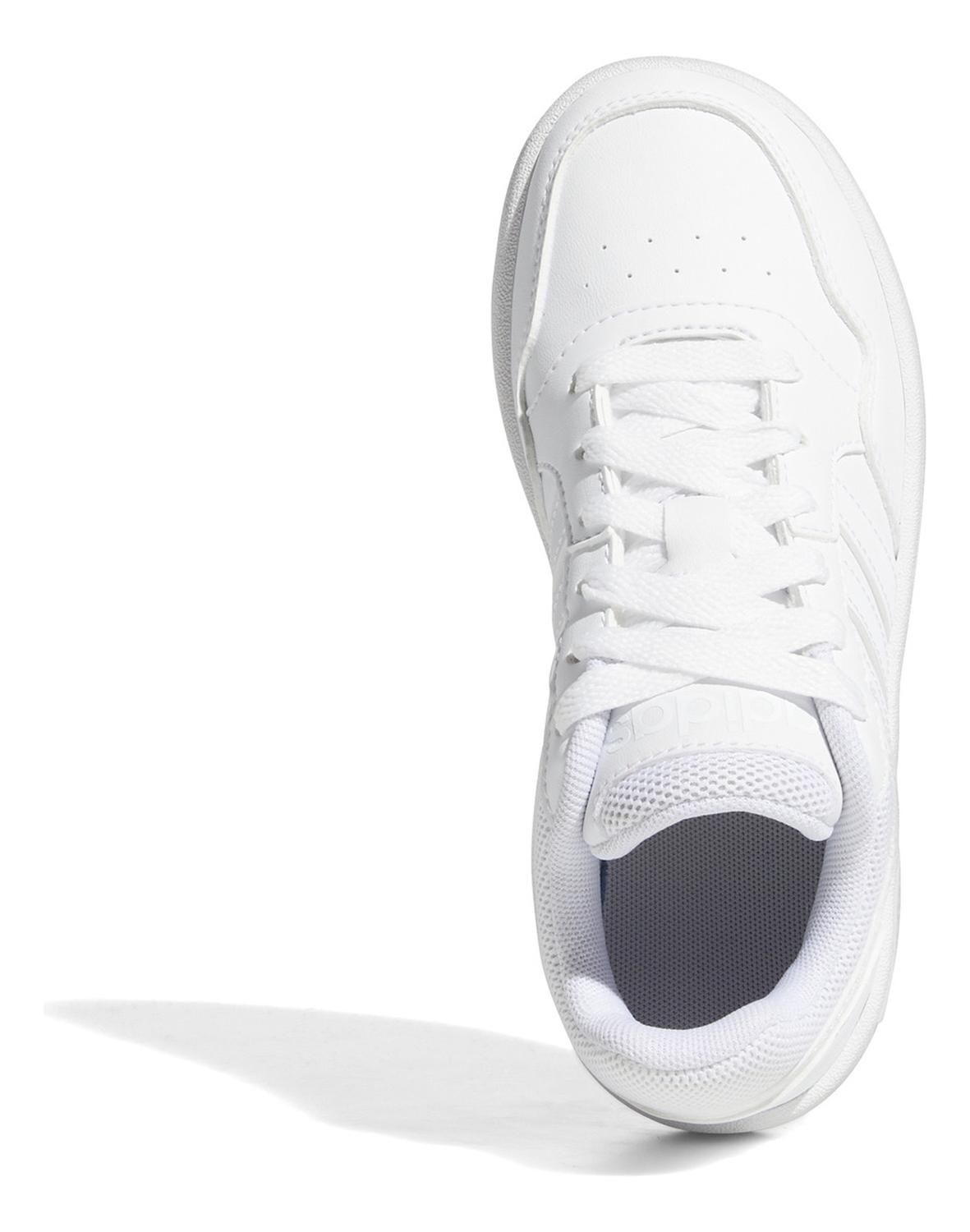 Tenis Hombre Jr. adidas Hoops 3.0 Blanco Casual Sneakers Original Streetwear Moderno Ligero Junior J, foto 7 de 10