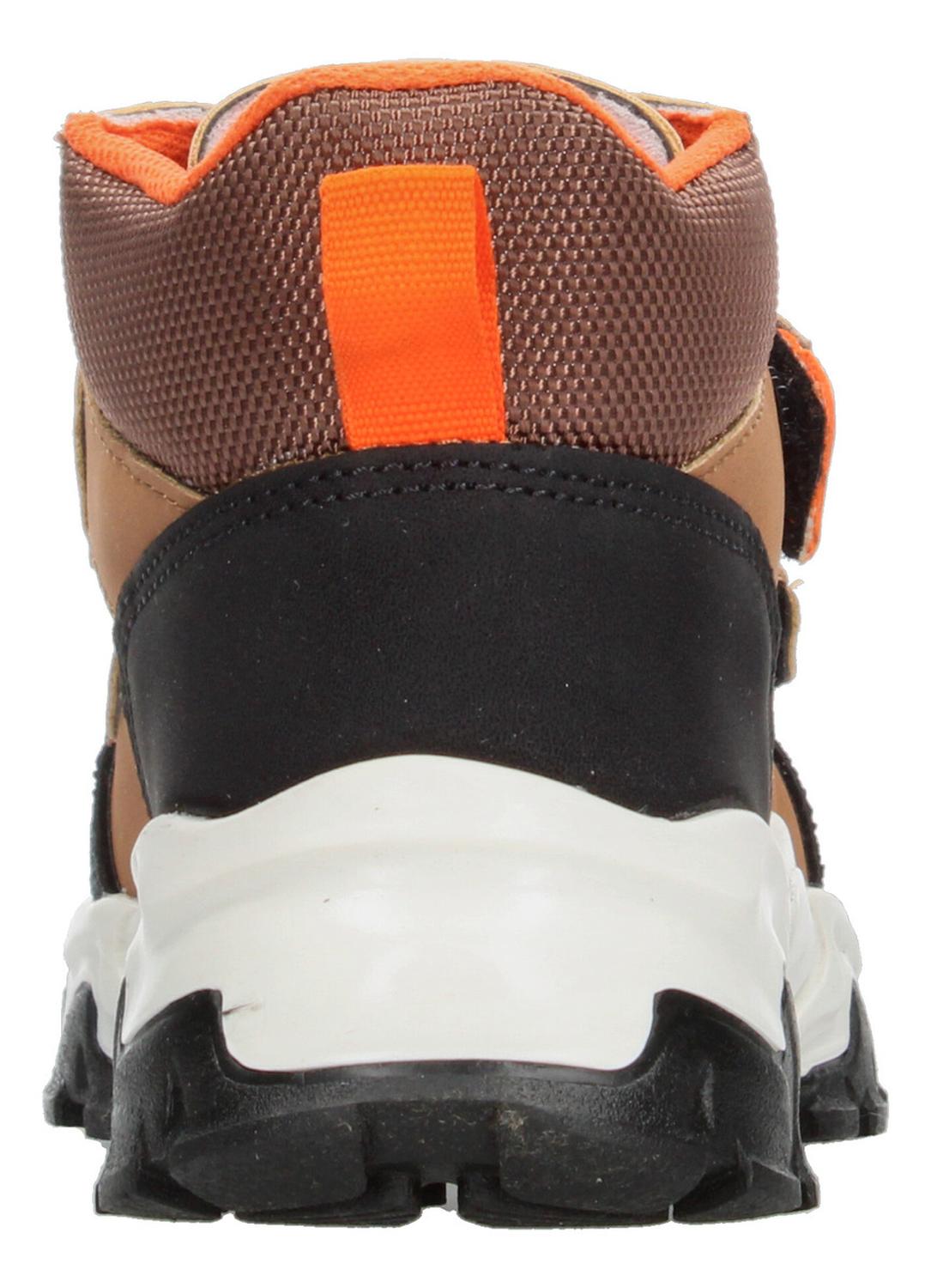 Bota Niño Yuyin Café Camello Cómodo Segura Velcro Ajustable, foto 7 de 10