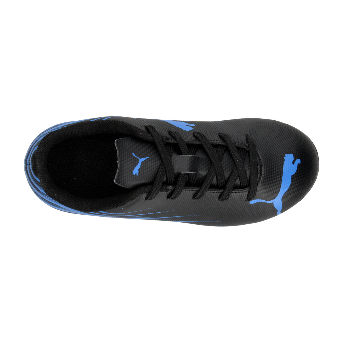 Tenis Puma Attacanto II Niño Negro Azul Futbol Infantil T17-22, foto 8 de 10