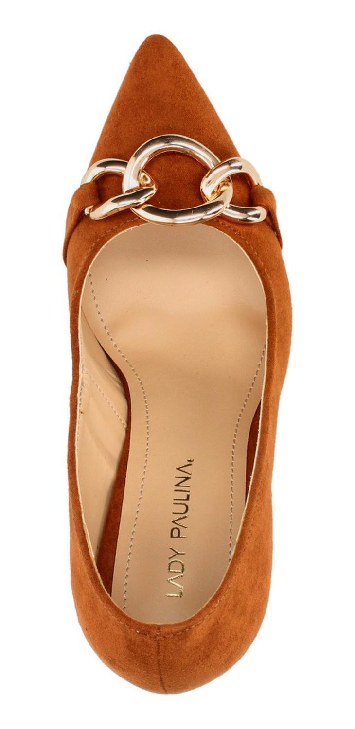 Zapatillas Paulina Para Mujer 14215 Cafe [pau824], foto 9 de 10