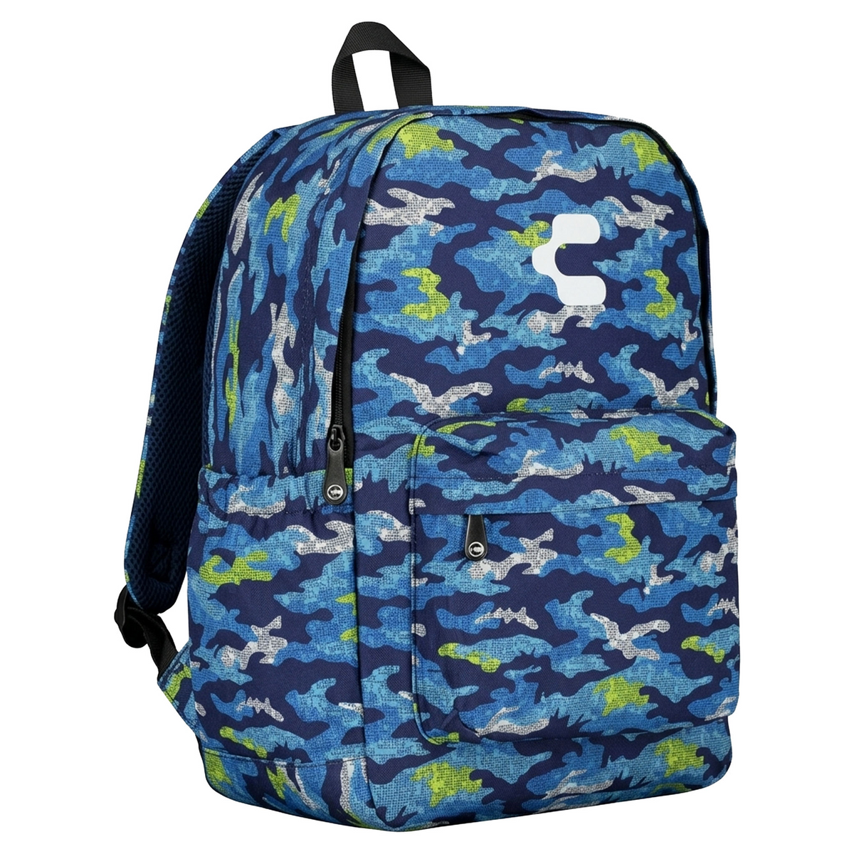 Set de Mochila Charly Camuflaje Niño Azul Escolar Lonchera Infantil, foto 10 de 10