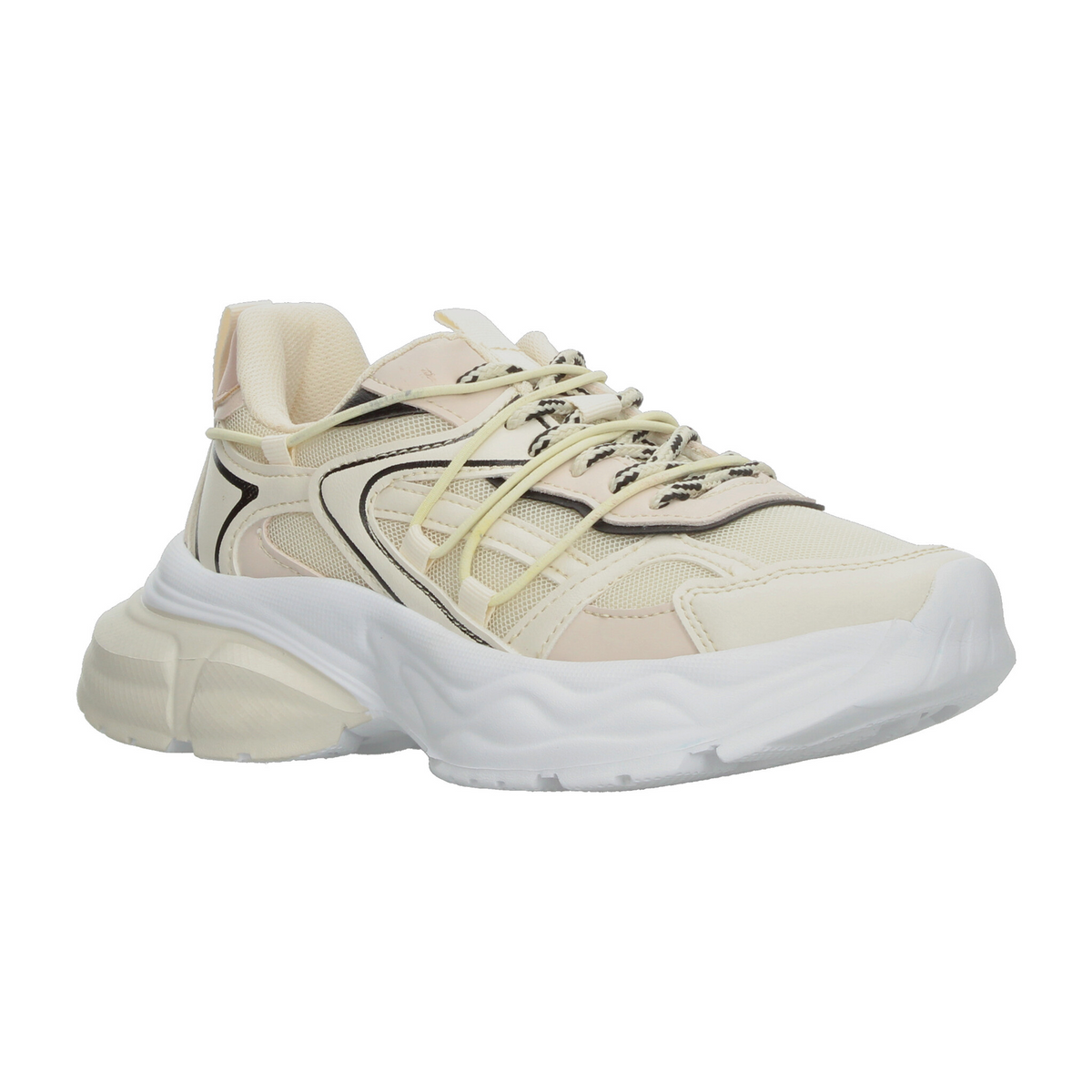 Tenis Ten Colors Dama Beige Casual Plataforma Para Mujer, foto 2 de 10