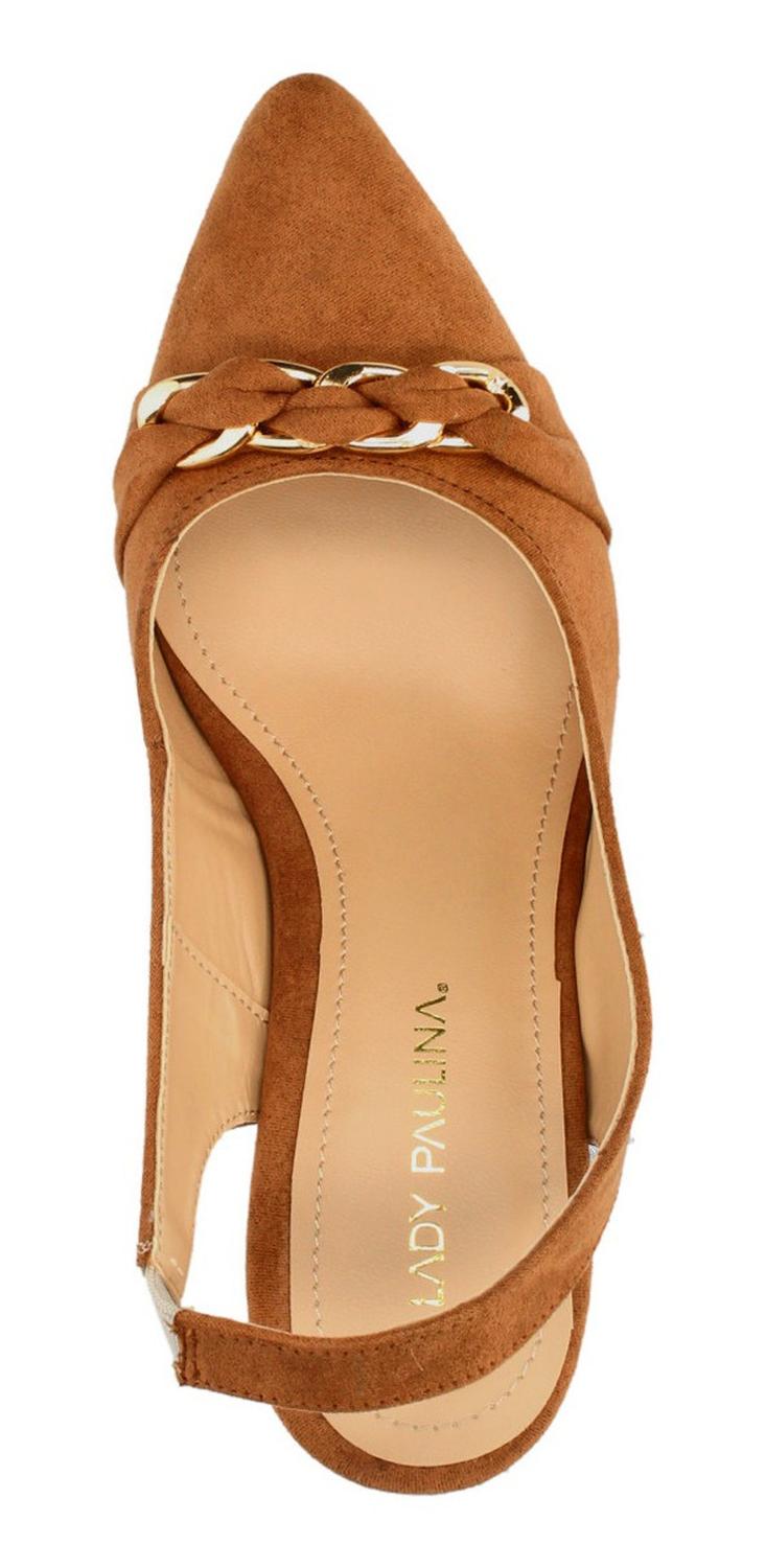 Zapatillas Paulina Para Mujer 16202 Cafe [pau825], foto 8 de 10