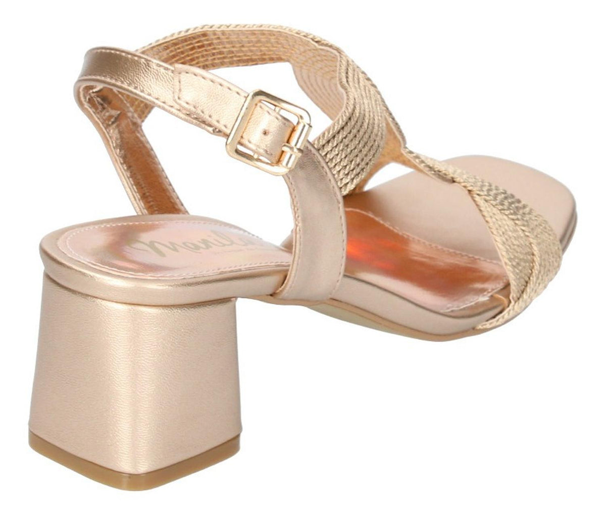 Zapatilla Manila Para Mujer B990 Dorado [mla304], foto 4 de 6
