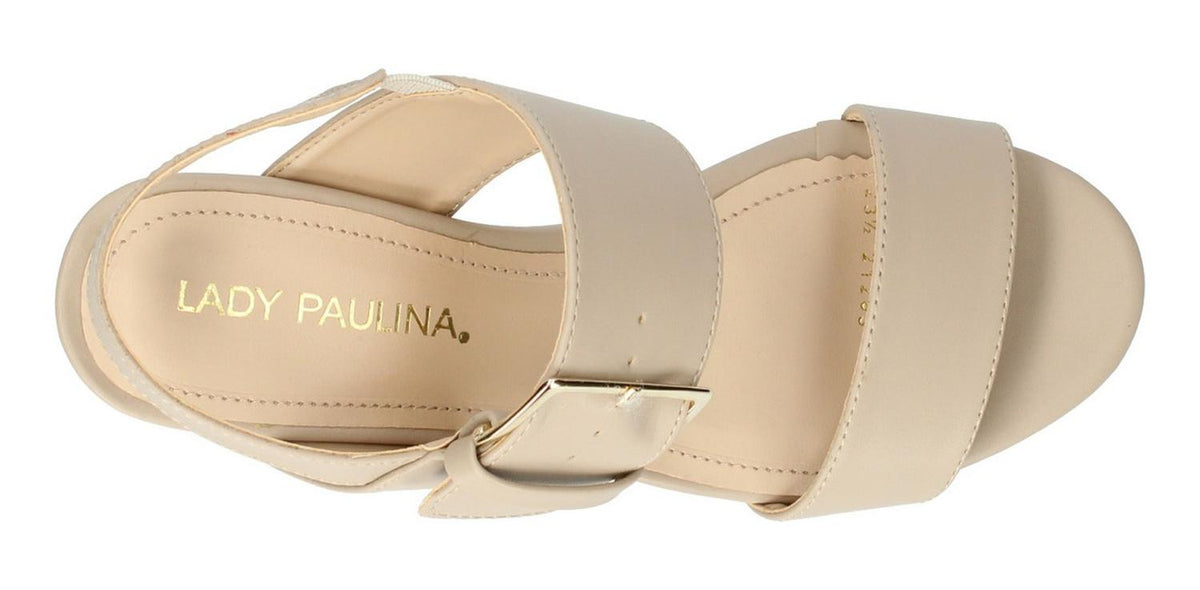 Sandalias Paulina Para Mujer 21203 Beige [pau740], foto 6 de 6
