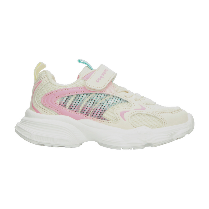 Tenis Coqueta Niña Cremita Casual Dama Jr. T18-26