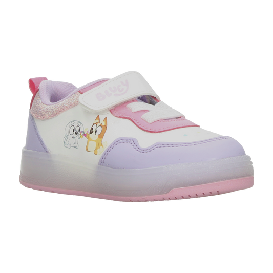 Tenis Bluey Niña Blanco Casual Luz Led Infantil T12-15