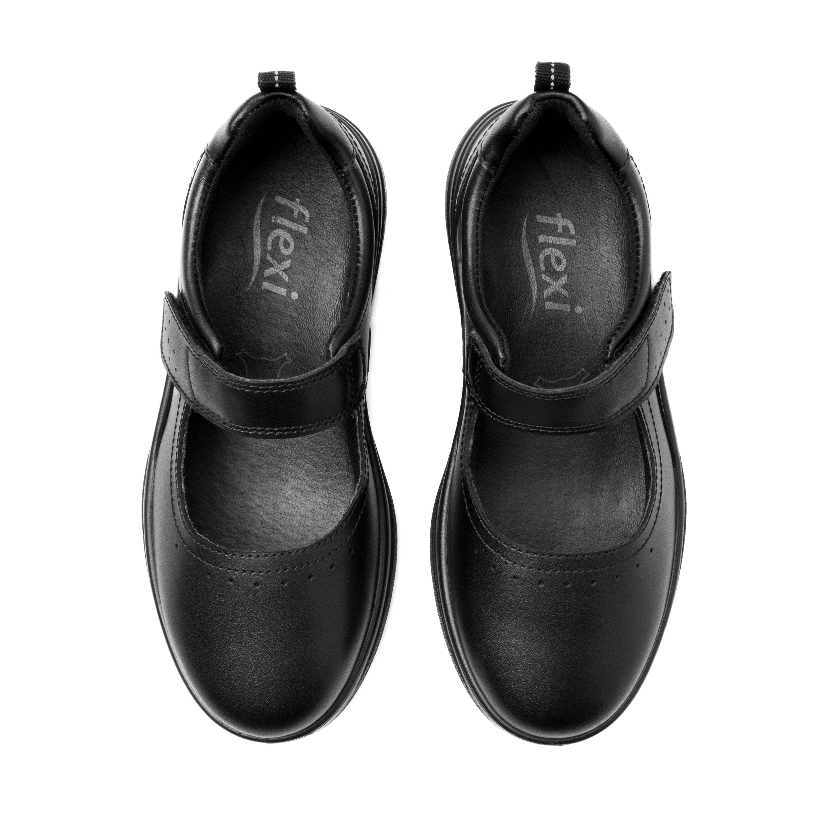 Zapato Escolar Flexi Niña Negro Escolar Infantil T17-22