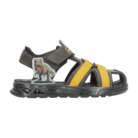 Sandalias Jurassic park Niño Gris Casual Luz LEd Infantil T18-22