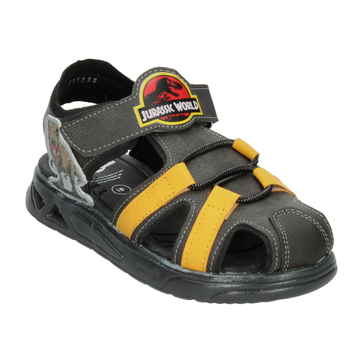 Sandalias Jurassic park Niño Gris Casual Luz LEd Infantil T18-22