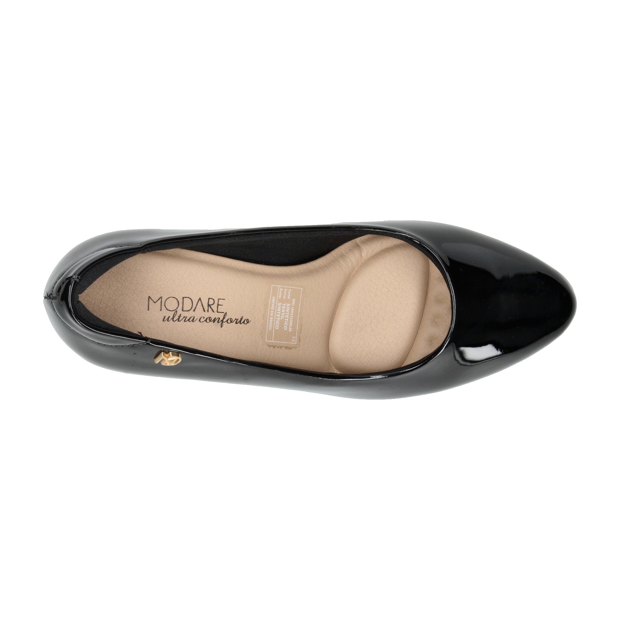 Zapatillas Modare Negro Para Mujer [mod40]