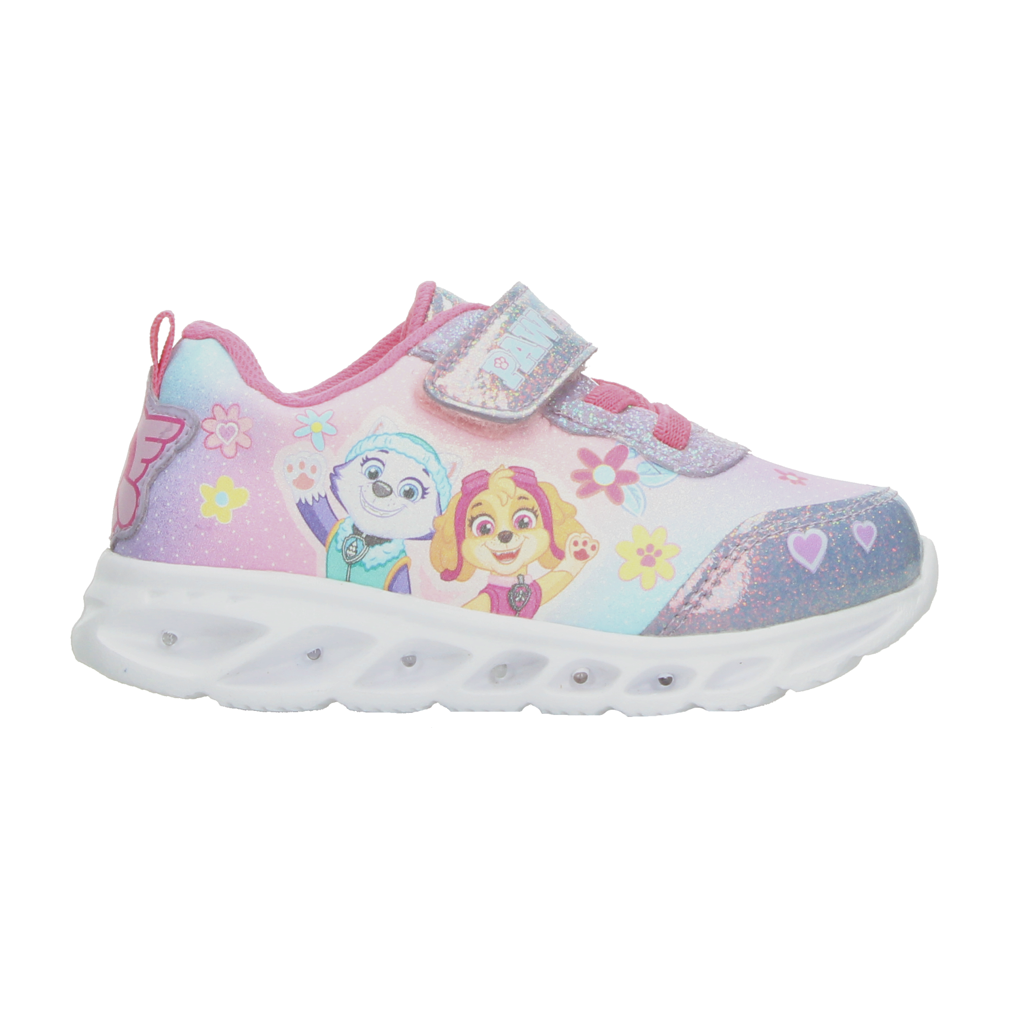 Tenis Nickelodeon Paw Patrol Niña Lila Casual Luz Led Infantil T15-18