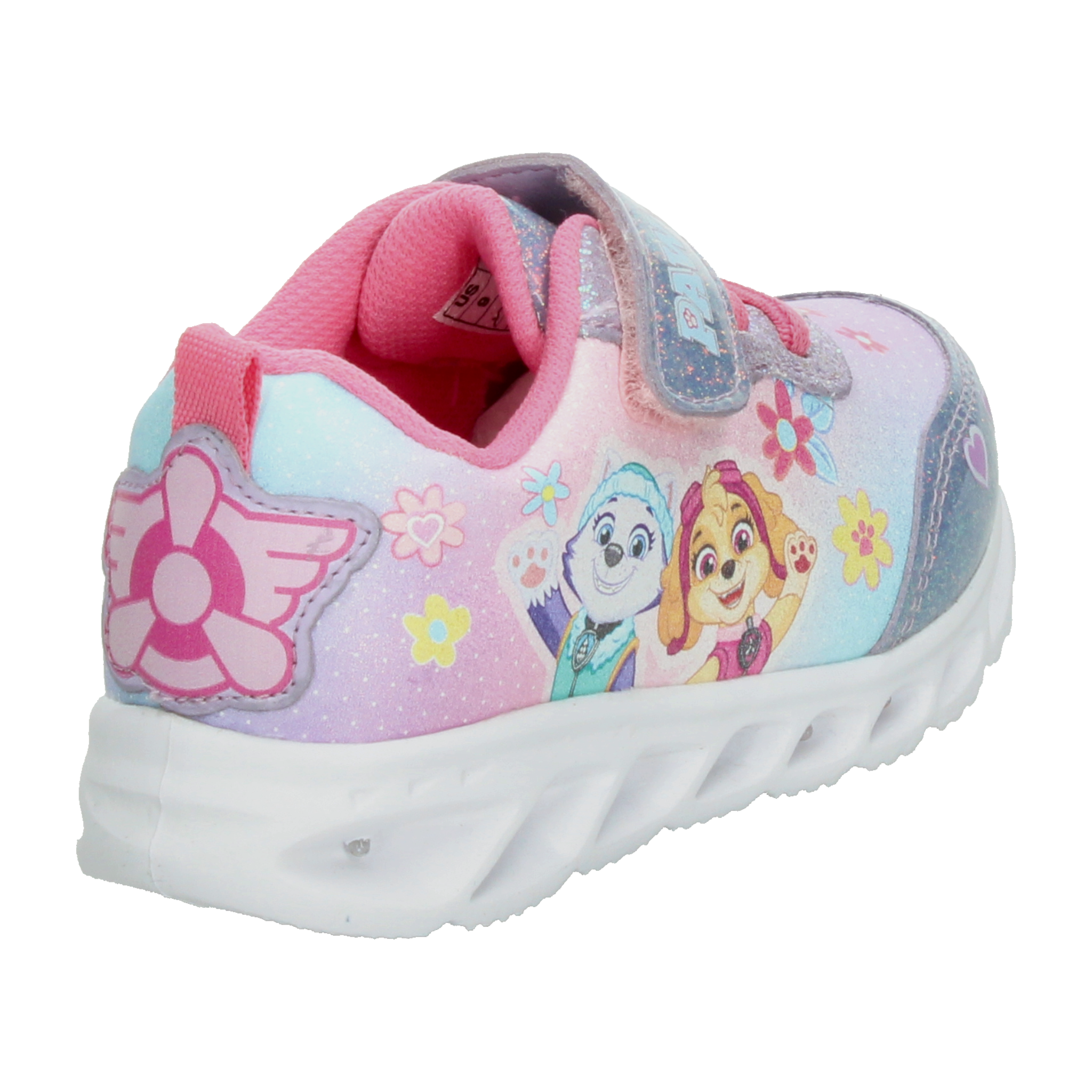 Tenis Nickelodeon Paw Patrol Niña Lila Casual Luz Led Infantil T18-22