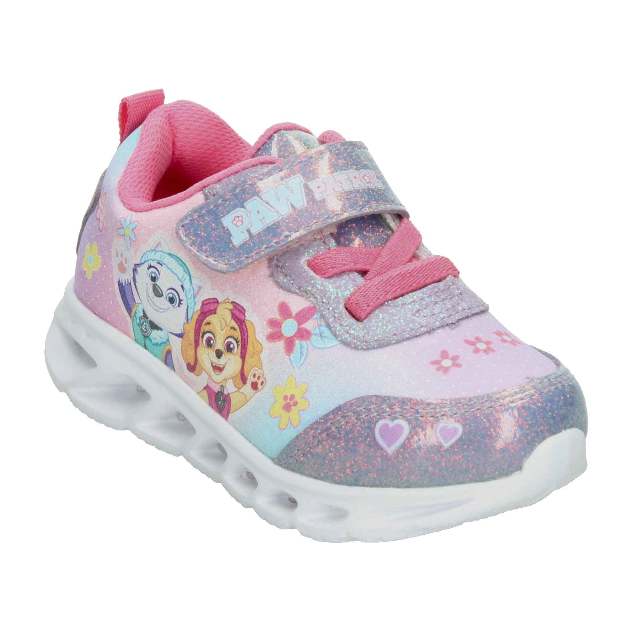 Tenis Nickelodeon Paw Patrol Niña Lila Casual Luz Led Infantil T18-22