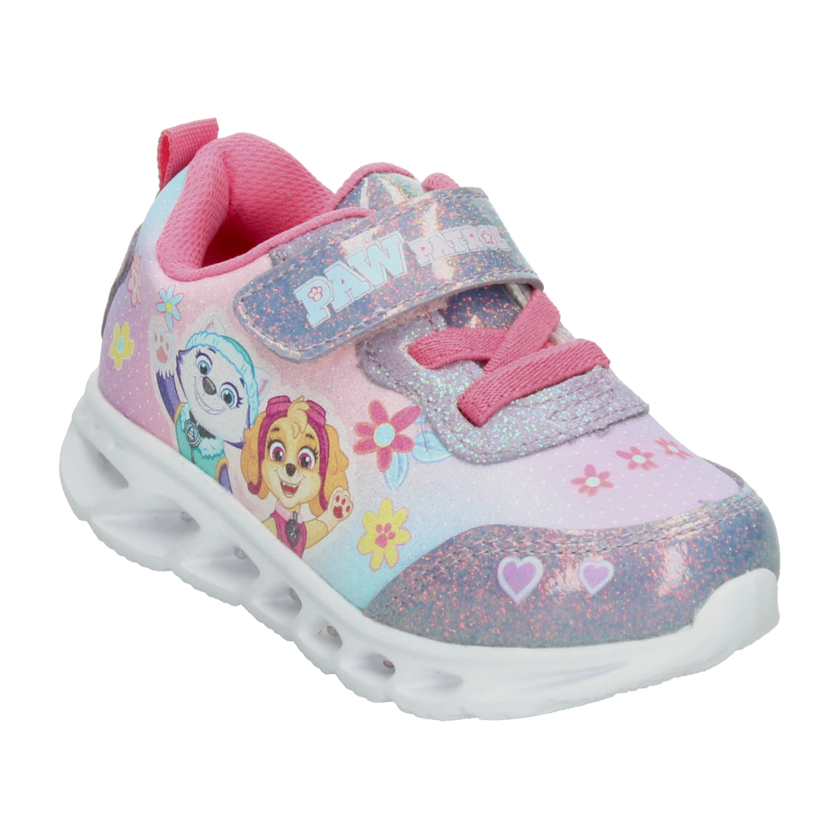 Tenis Nickelodeon Paw Patrol Niña Lila Casual Luz Led Infantil T15-18