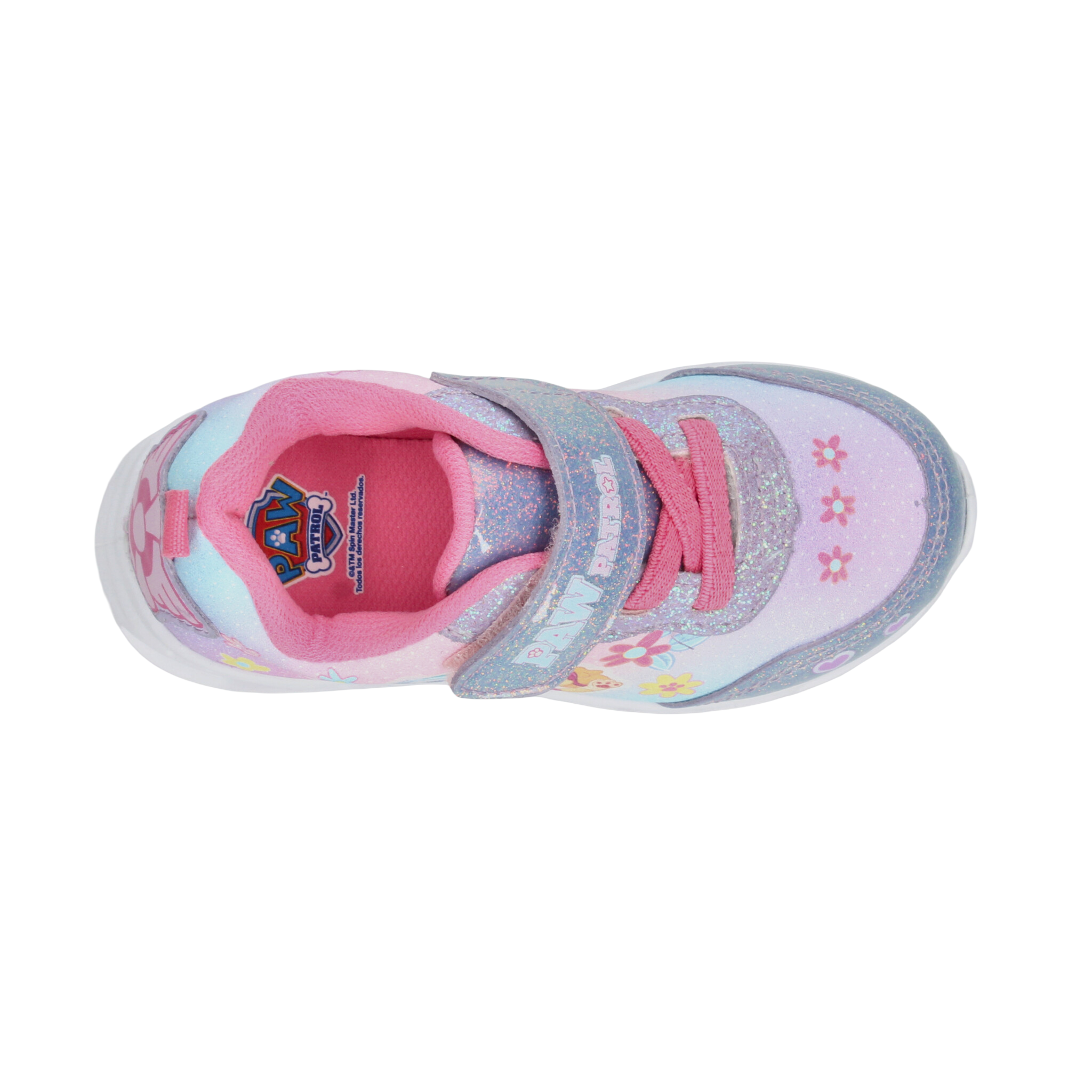 Tenis Nickelodeon Paw Patrol Niña Lila Casual Luz Led Infantil T18-22