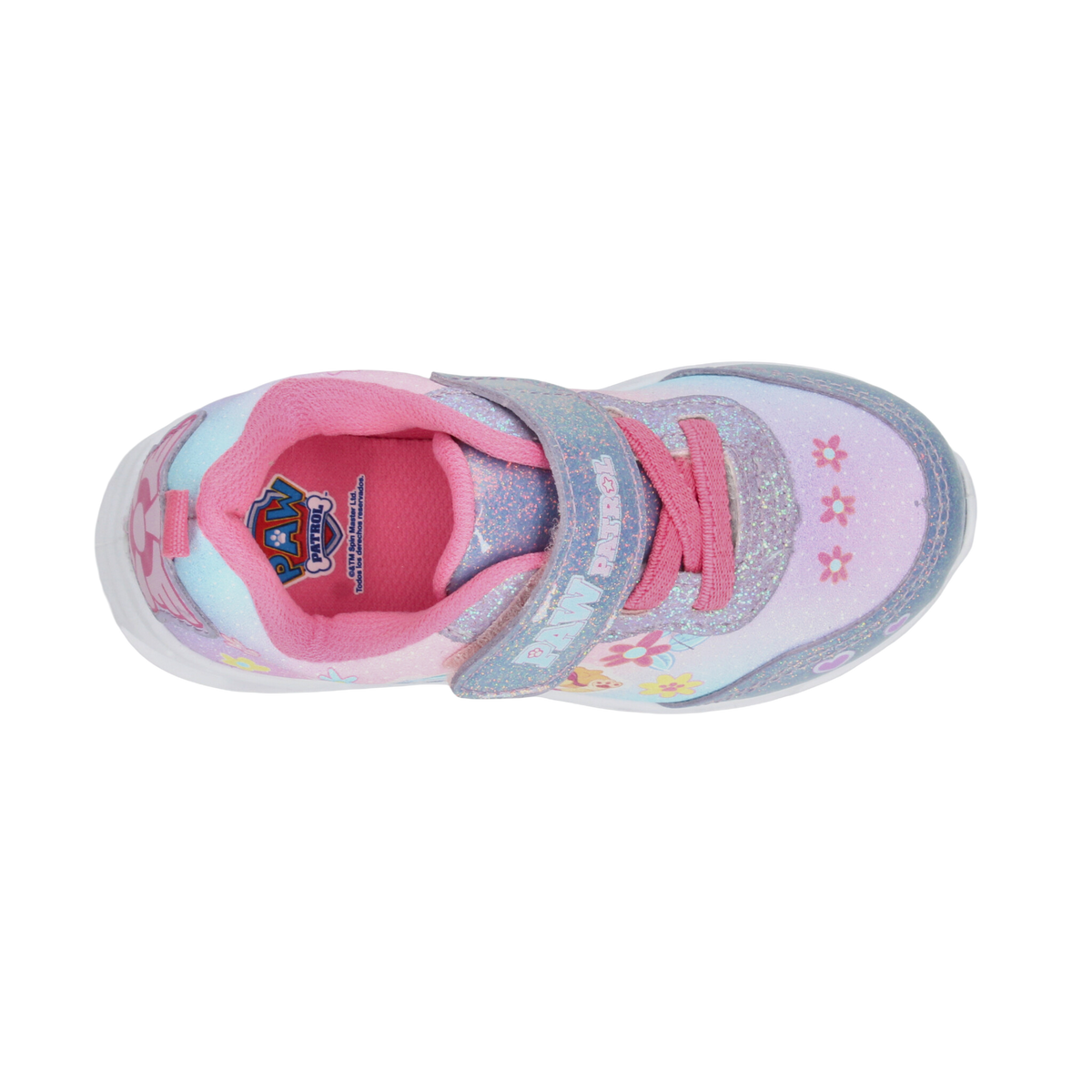 Tenis Nickelodeon Paw Patrol Niña Lila Casual Luz Led Infantil T15-18