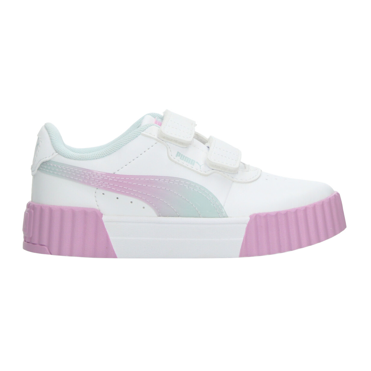 Tenis Puma Carina 3.0 Niña Blanco Casual Escolar Infantil T16-22, foto 1 de 10