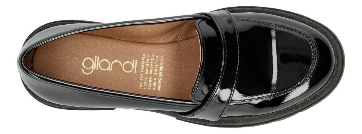 Zapato Escolar Gilardi Negro Para Niña [gid5], foto 9 de 10