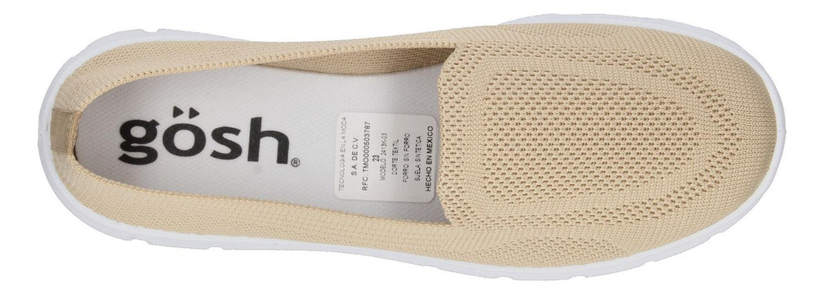 Tenis Casual Gosh Color Beige Para Mujer, foto 8 de 8