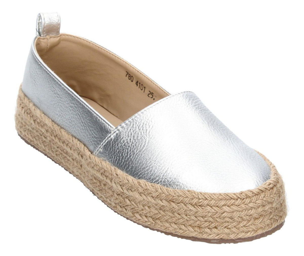 Zapato Casual Long Beach Para Mujer 4101 Plateado [lbe73], foto 4 de 10